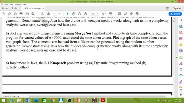 Mergesort Program in Java смотреть онлайн