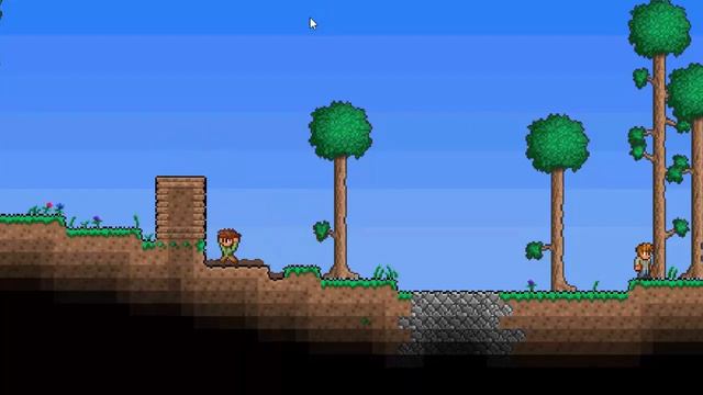 Я построил портал в Minecraft В Terraria! смотреть онлайн