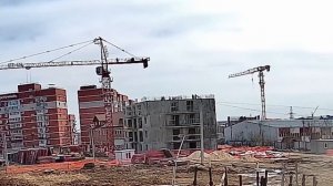 Хабаровские СТРОЙКИ. Башенные краны. Работа.