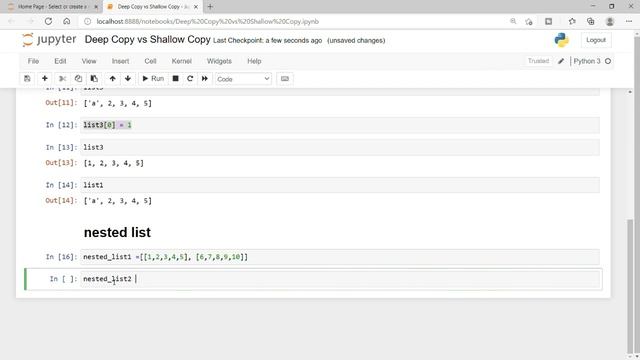what is shallow copy and deep copy | copy() function python