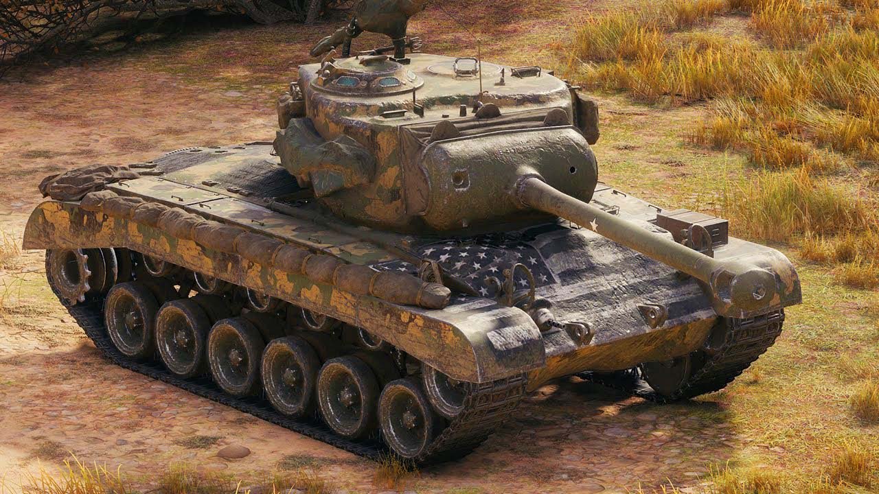 T26E3 Eagle 7 - ВСЁ ПОЛОМАЛИ, ДОЛГО РЕМОНТИРОВАЛСЯ - (С 1HP ПРОТИВ 4) 10 Кил 5,8К Дамаг