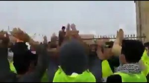 Des gilets jaunes irakiens manifestent dans leur pays sortie pour protester contre la corruption