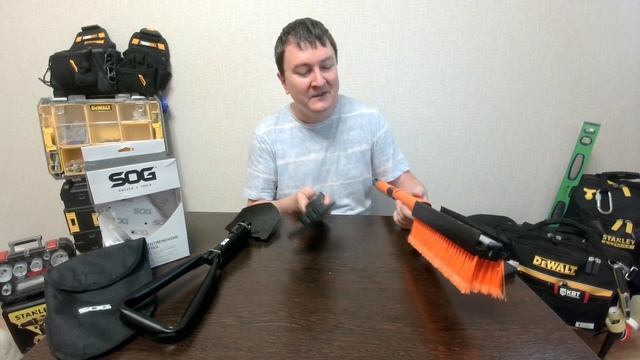 Автомобильная щетка AMIGO 71112 и Лопата складная SOG F08 Entrenching Tool смотреть онлайн