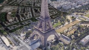 Э́йфелева ба́шня - металлическая башня в центре Парижа  (Der Eiffelturm in Paris)