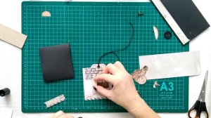 Мужской конверт для денег. Скрапбукинг