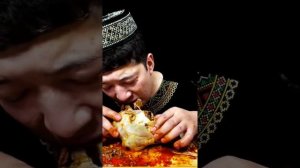 ASMR Sheep Head Eating Show   Mukbang Eating Goat Head Mouth Watering With Delicious Sound #17