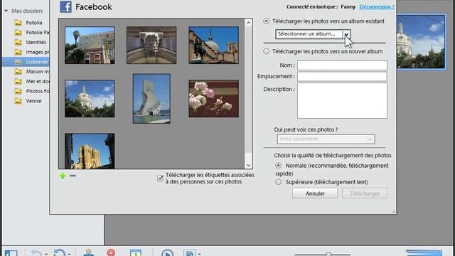 5-7 -Photoshop Elements 11-  Partager sur Facebook смотреть онлайн