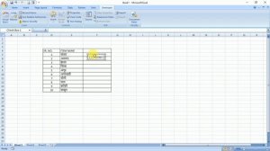 insert checkbox in excel in hindi