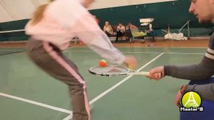 Детская групповая тренировка по теннису | Большой теннис для детей