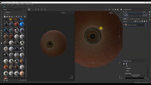 ? Substance painter для начинающих ? Генератор материала глаз