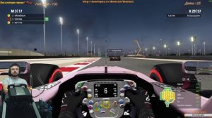 Гран-при Бахрейна F1 2017 Force India F1 - руль Fanatec ClubSport Formula Black