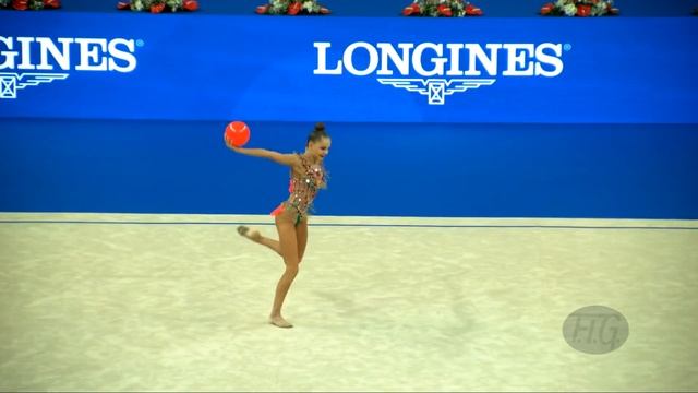 AVERINA Arina (RUS) - 2017 Rhythmic Worlds, Pesaro (ITA) - Qualifications Ball смотреть онлайн