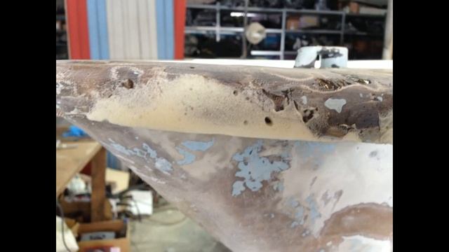 Капитальный ремонт спортивной яхты - швертбота Луч