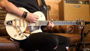 Gretsch Players Edition G6659T Broadkaster Jr In Two-Tone Lotus Ivory - Guitars In The Attic