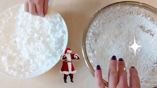 ЧЕЛЛЕНЖ ❄ КАК СДЕЛАТЬ НОВОГОДНИЙ ИСКУССТВЕННЫЙ СНЕГ ❄ смотреть онлайн