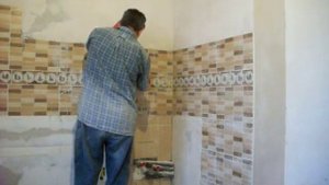 Затирка швов водостойкой фугой