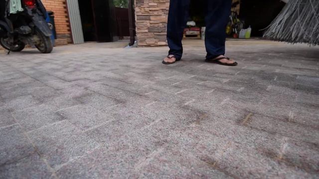 Брусчатка гранит 1200 руб/м.кв укладка . Видео . Мостовая ру. смотреть онлайн
