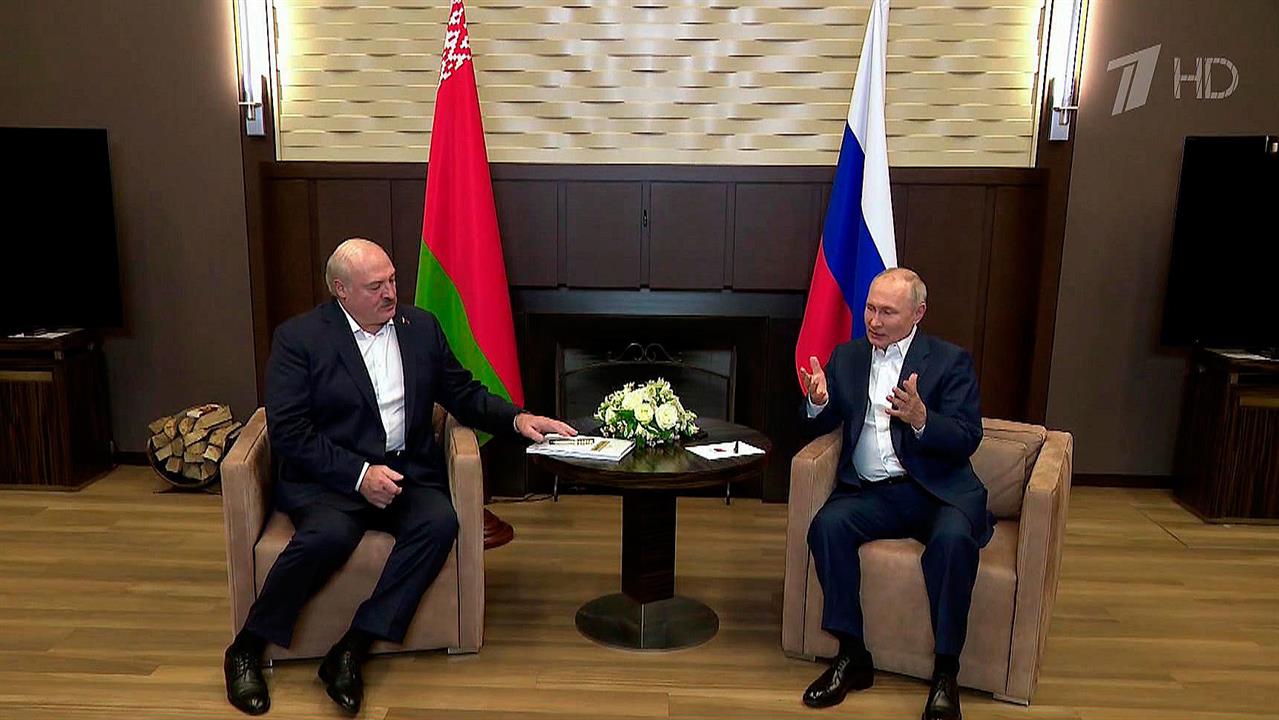 В Сочи прошли большие переговоры Владимира Путина и Александра Лукашенко