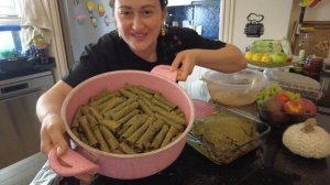 Турецкая сарма (долма). Готовлю из свежесобранных листьев