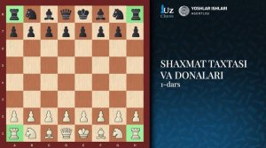 SHAXMAT TAXTASI VA DONALARI, 1-DARS