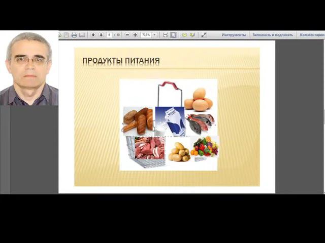 Потребительская корзина.  Прожиточный минимум.