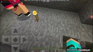 Выживание в деревне с подругой Minecraft Pe / часть 2