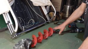 Чем Бурить Лед на Рыбалке???Переделываю Ручной Советский бур в электро!!!