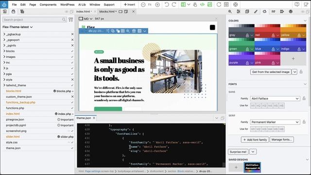 Export theme.json for Pinegrow WordPress themes смотреть онлайн