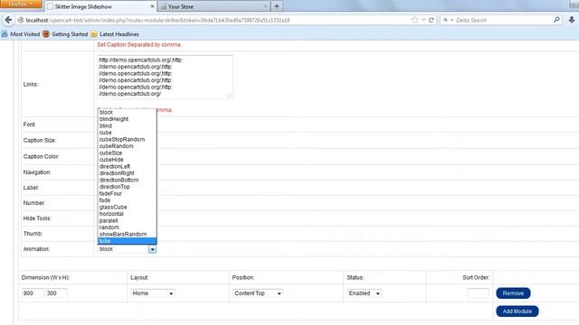 Skitter Slideshow Opencart Module смотреть онлайн