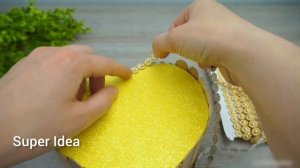 Роскошная Ваза из простых материалов своими руками