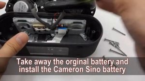 How to replace Cameron Sino battery for SONY SRS X2 ExtraBatt