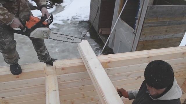 Баня из бруса | Недорогая баня смотреть онлайн