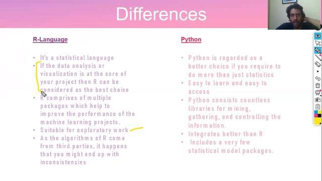 10. R vs Python - Confused? Explained in 10mins - TechTablet - Varun Rao смотреть онлайн