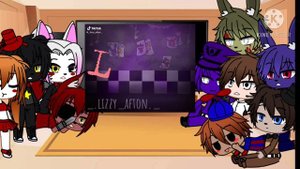 Реакция персонажей Fnaf на Тик ток