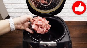 Вкусное мясо в мультиварке на ужин! Как приготовить свинину с консервированными помидорами, рецепт!