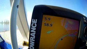 Салют 480 Mercury F 60 ELPT EFI Скорость против течения