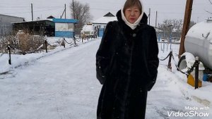 Пришла зима.Как я выгуливала свою НОРКОВУЮ ШУБУ.😁🤣