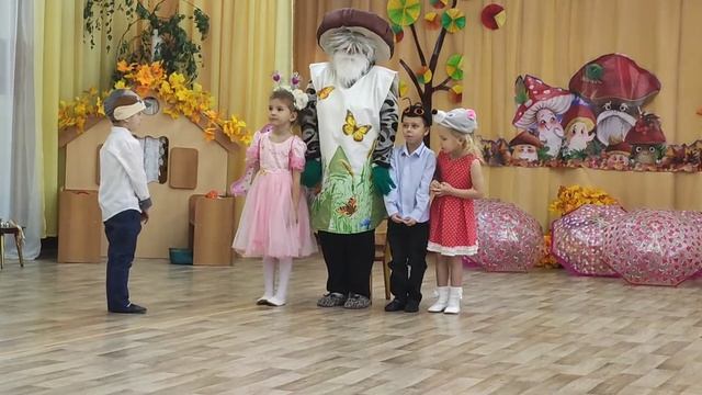 Осенний утренник "Под грибом" старшая группа 8 смотреть онлайн