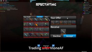 DOING AN INSANE TRADE FOR KRAMPUS... *AMAZING TRADES* (ROBLOX ASSASSIN)