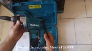 Masina de insurubat Makita FS2700K - set de livrare