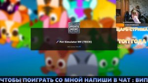 ОБНОВЛЕНИЕ!! ПОПАЛ В ТЕЧ МИР В PET SIMULATOR 99!!