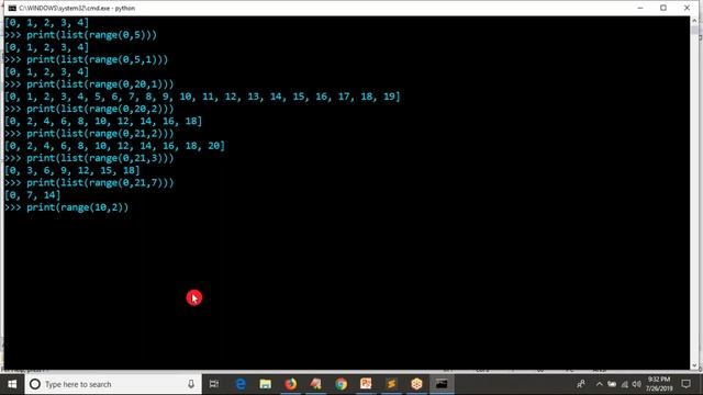 51.Complete Python Basics for Automation -Complete range function