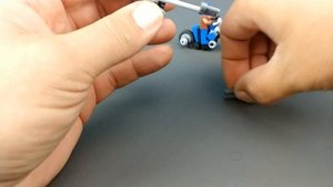 How to build a custom LEGO chopper motorcycle !!