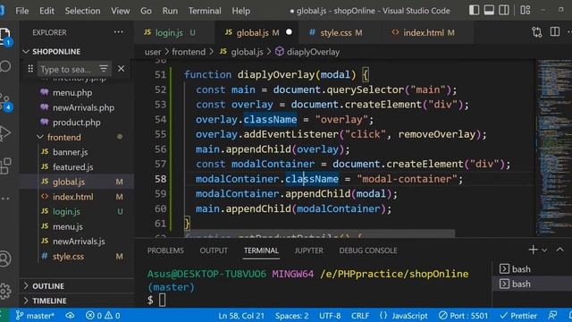 Building a Full-Stack E-commerce Shopping App | Vanilla JS, PHP, MySQL, HTML, and CSS