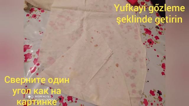 Hazır yufkadan gözleme tarifi.гёзлеме из юфки#гёзлеме#юфка#пирожкина сковородке#gözlemeyufkadan.