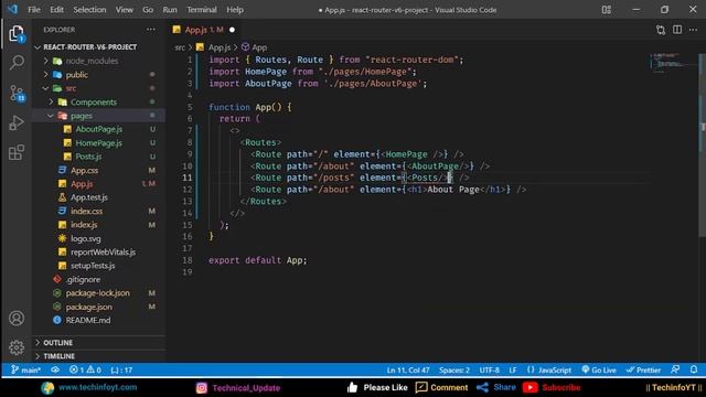 React Router Dom V6 | Complete Tutorial With Example