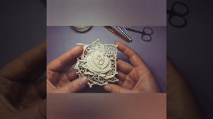 Чайная роза крючком. Платный мастер класс от А до Я! Учимся вязать крючком с Bynchik Irish Lace.