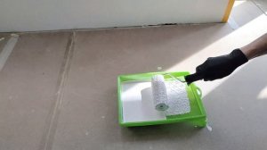 Подготовка к покраске откосов и покраска откосов