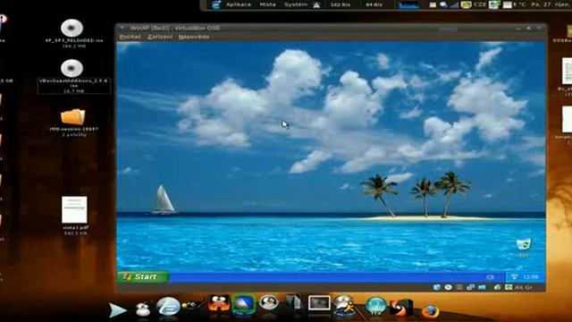 Win XP SP3 in Ubuntu смотреть онлайн