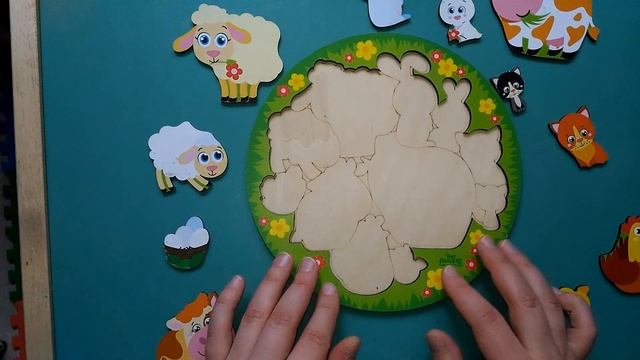 #пазл #Головоломка #логическая #Животные #детеныши #Детская #игра #Обучающая #игрушка #деревянный смотреть онлайн